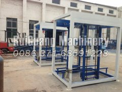 Concrete block stacker